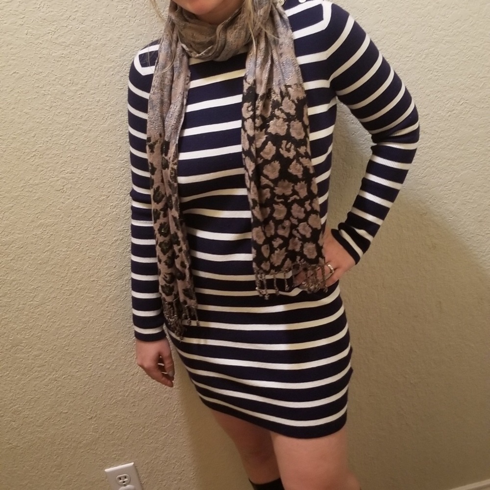 GAP Cashmere/Cotton blend striped long sleeves